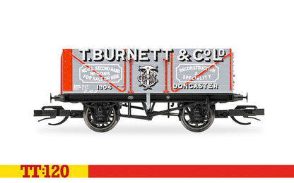 Hornby TT120 TT6041 T Burnett 7 Plank Wagon - Chester Model Centre