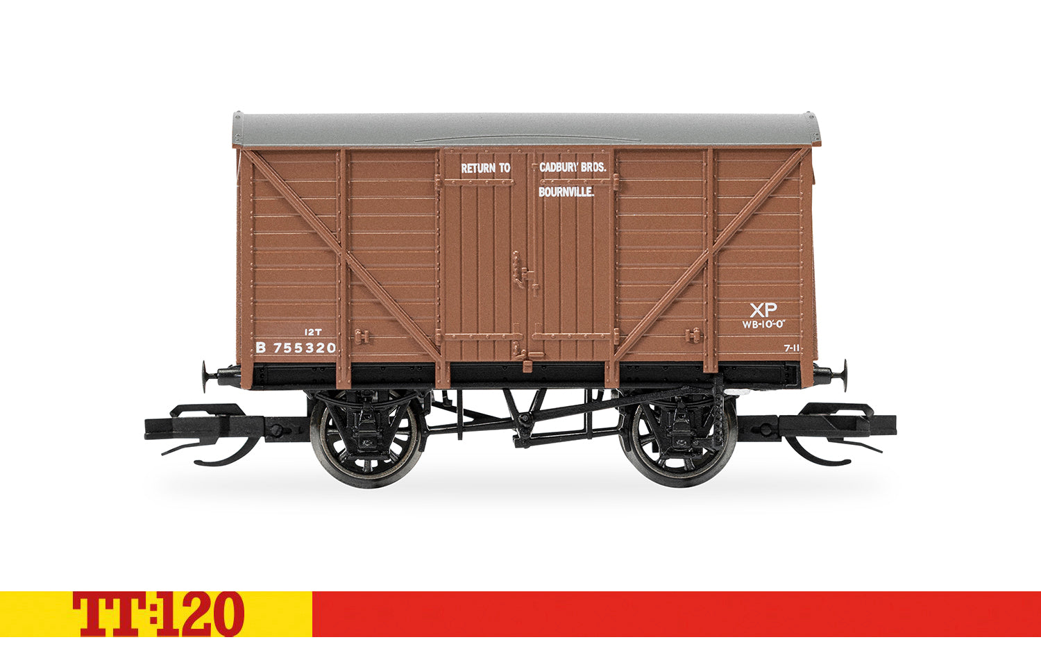 Hornby TT120 TT6043 BR - Vent Van Cadbury - 'B755320' - Chester Model Centre