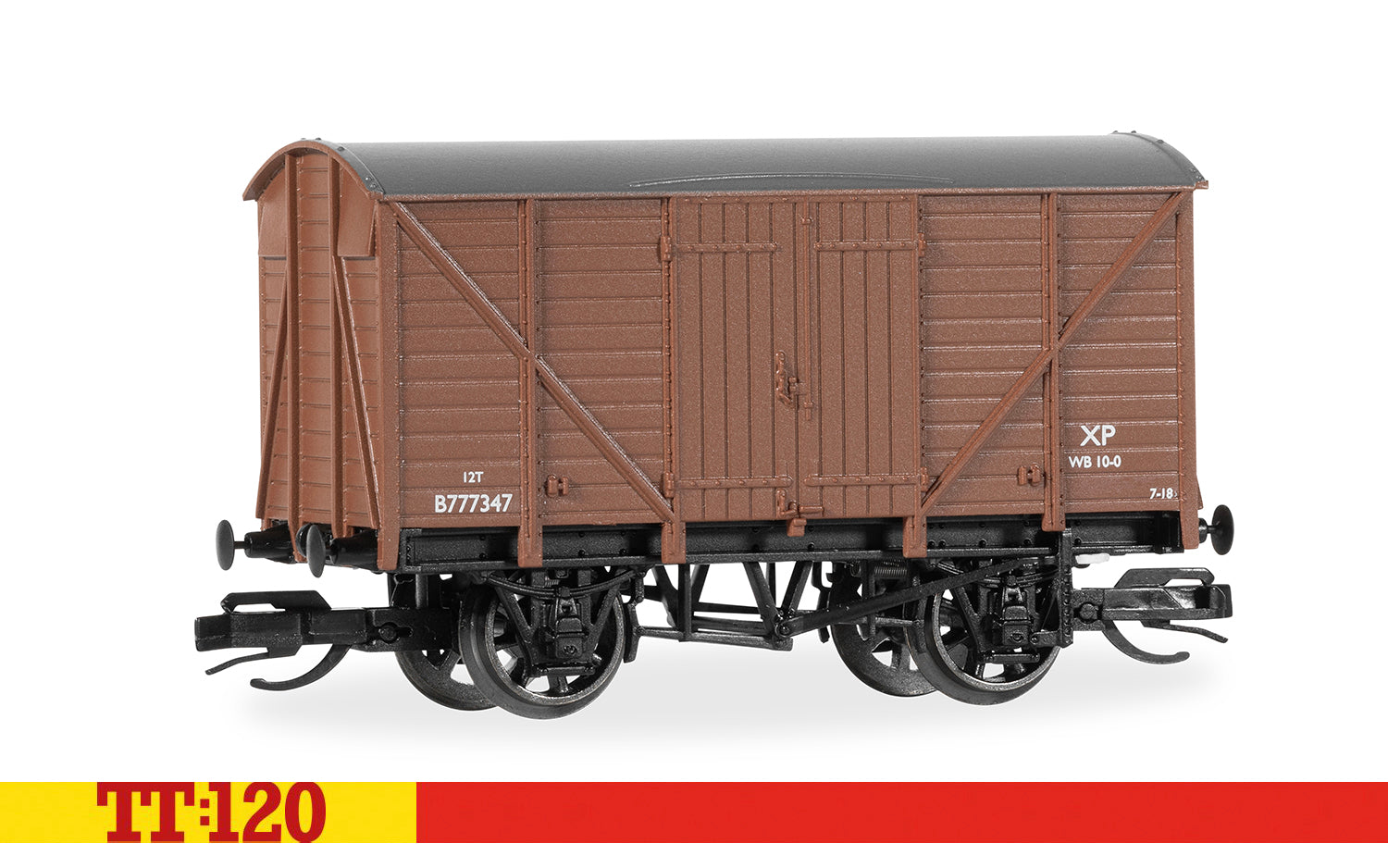 Hornby TT120 TT6044 BR Vent Van Triple Pack B777345-6-7 - Chester Model Centre
