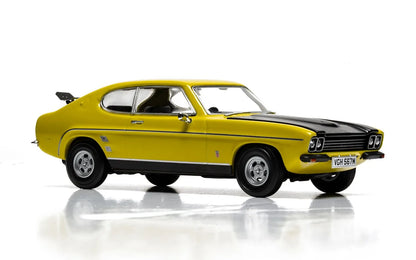 CORGI Vanguards 1:43 Die-Cast Model VA13319 Ford Capri MkI 3.0 GXL - Daytona Yellow (Richard Hammond's The Smallest Cog) - Chester Model Centre