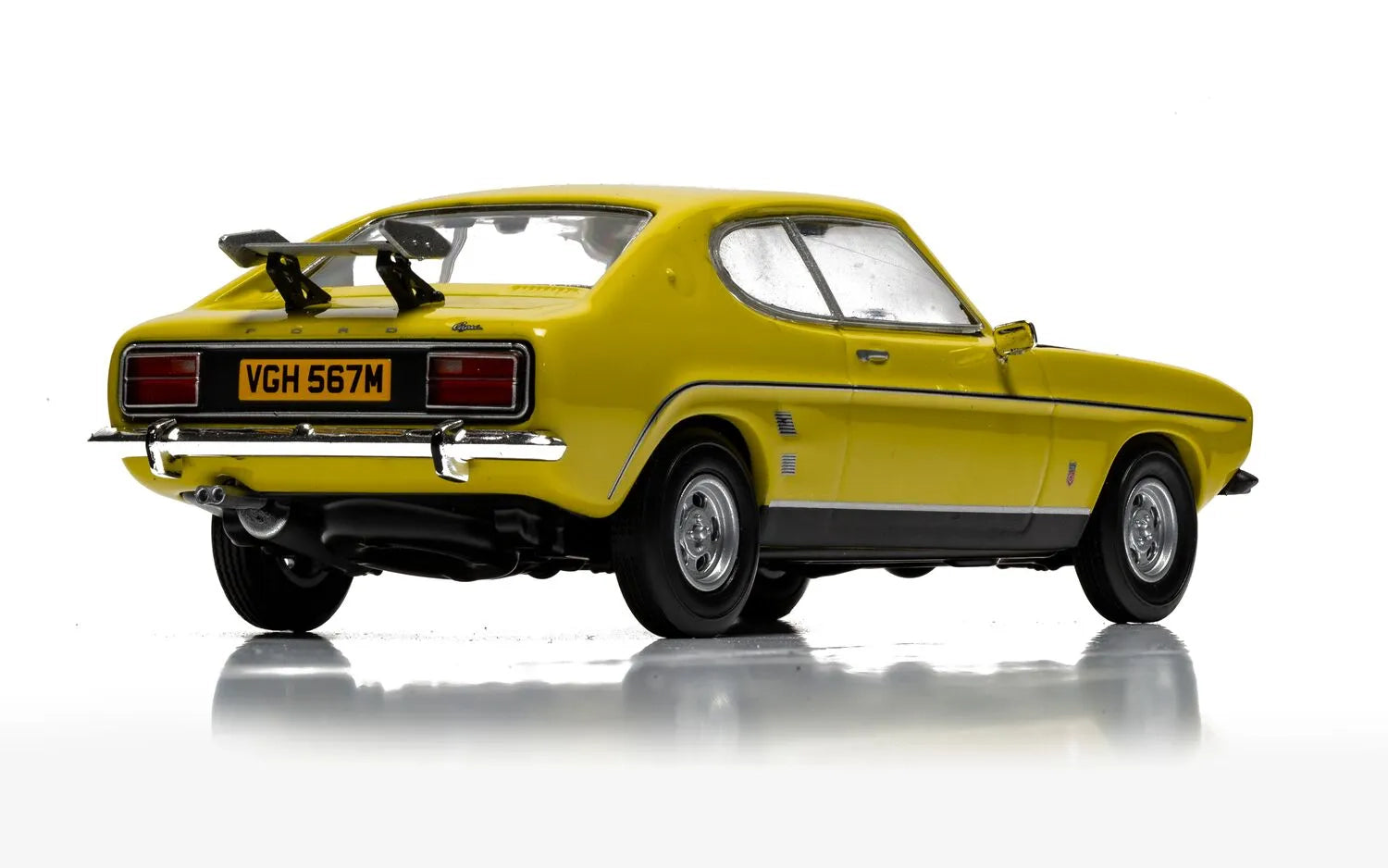 CORGI Vanguards 1:43 Die-Cast Model VA13319 Ford Capri MkI 3.0 GXL - Daytona Yellow (Richard Hammond's The Smallest Cog) - Chester Model Centre