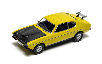 CORGI Vanguards 1:43 Die-Cast Model VA13319 Ford Capri MkI 3.0 GXL - Daytona Yellow (Richard Hammond's The Smallest Cog) - Chester Model Centre
