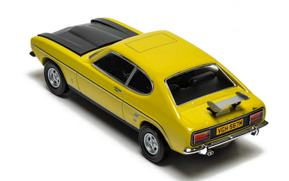 CORGI Vanguards 1:43 Die-Cast Model VA13319 Ford Capri MkI 3.0 GXL - Daytona Yellow (Richard Hammond's The Smallest Cog) - Chester Model Centre
