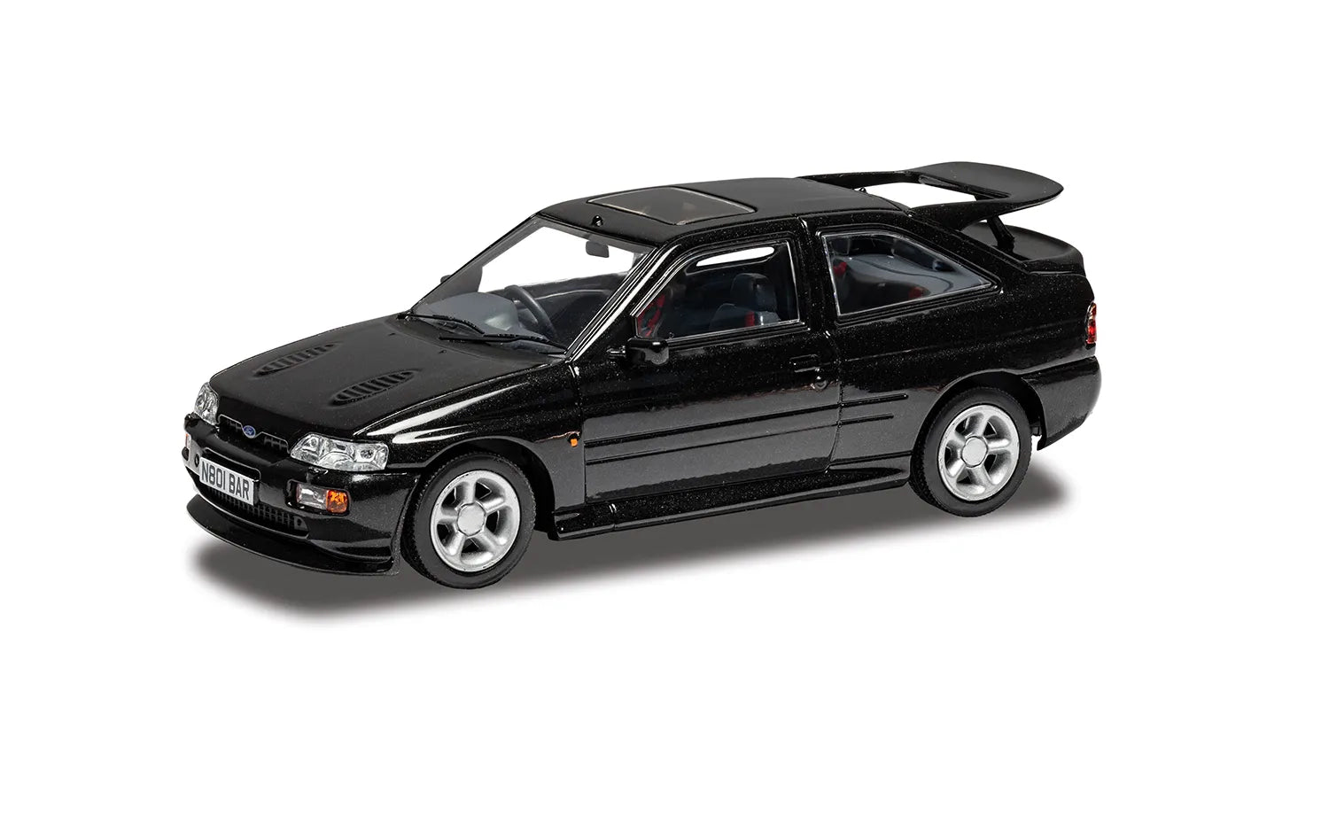 CORGI Vanguards VA14807 1:43 Die-Cast Ford Escort RS Cosworth Luxury Ash Black No. N801 BAR - Chester Model Centre