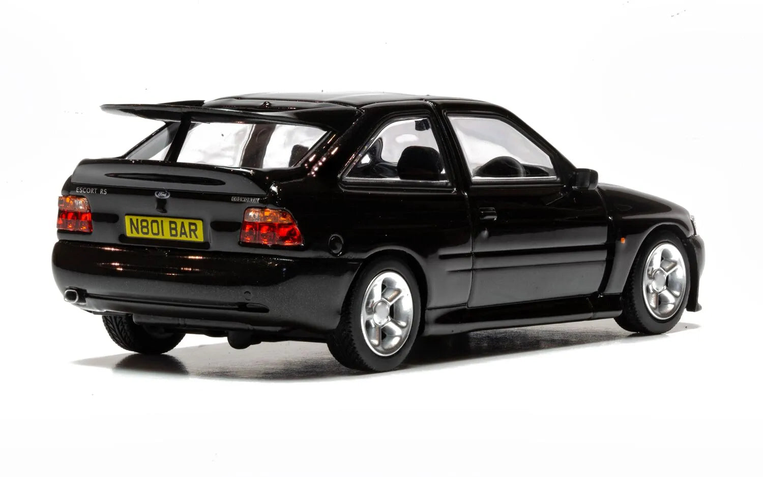 CORGI Vanguards VA14807 1:43 Die-Cast Ford Escort RS Cosworth Luxury Ash Black No. N801 BAR - Chester Model Centre
