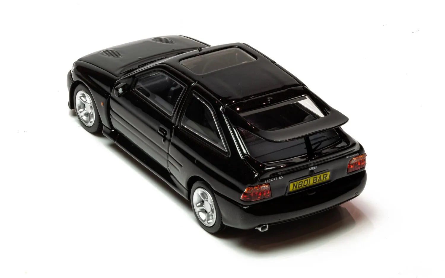 CORGI Vanguards VA14807 1:43 Die-Cast Ford Escort RS Cosworth Luxury Ash Black No. N801 BAR - Chester Model Centre