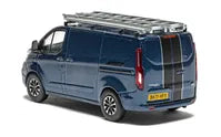 Corgi Vanguards VA15104 Ford Transit Custom Sport, Chrome Blue - Chester Model Centre