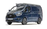 Corgi Vanguards VA15104 Ford Transit Custom Sport, Chrome Blue - Chester Model Centre