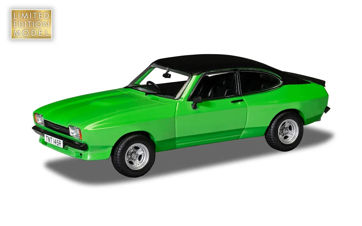 Corgi Vanguards (VA15405) Limited Edition Ford Capri Mk2 3.0 X-Pack Signal Green - Chester Model Centre