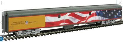 WALTHERS Proto #920-9200 - 85' ACF Baggage Car Union Pacific Heritage Series American Flag Scheme #5769 - Chester Model Centre