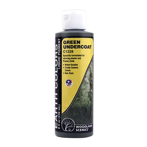 Woodland Scenics Green Undercoat Earth Colours Liquid Pigment 8 Oz WC1228 - Chester Model Centre