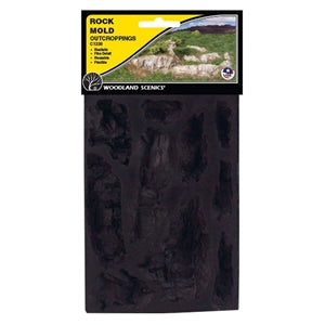WOODLAND SCENICS C1230 Rock Mould - Outcroppings 5"x7" - Chester Model Centre