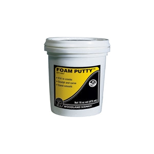 WOODLAND SCENICS ST1447 Foam Putty 16fl oz / 473 ml - Chester Model Centre