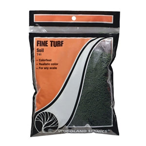 Woodland Scenics Soil Fine Turf Bag WT41 - Chester Model Centre