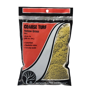 Woodland Scenics Yellow Grass Coarse Turf Bag WT61 - Chester Model Centre