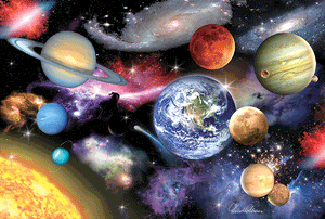 Solar System 150 piece 3D Jigsaw Puzzle - Chester Model Centre