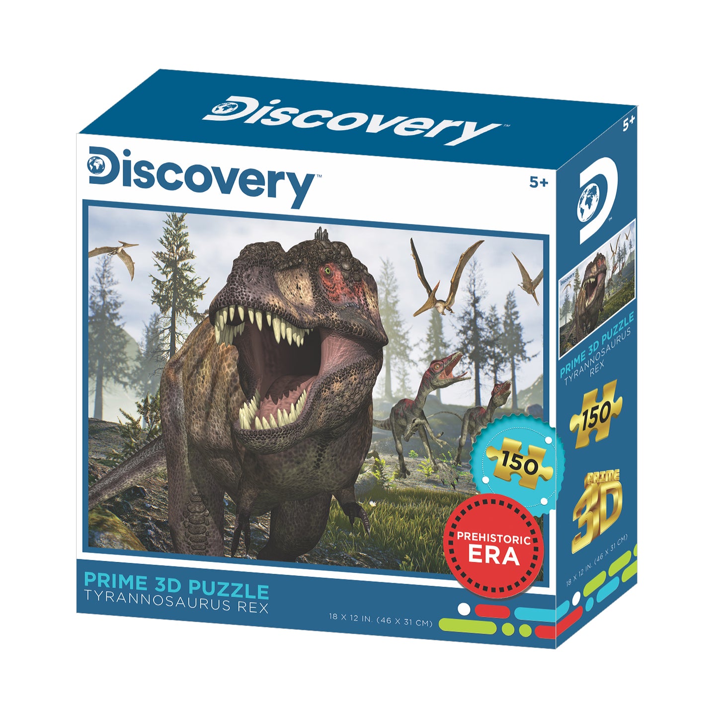 Discovery T-Rex 150 piece 3D Jigsaw Puzzle - Chester Model Centre