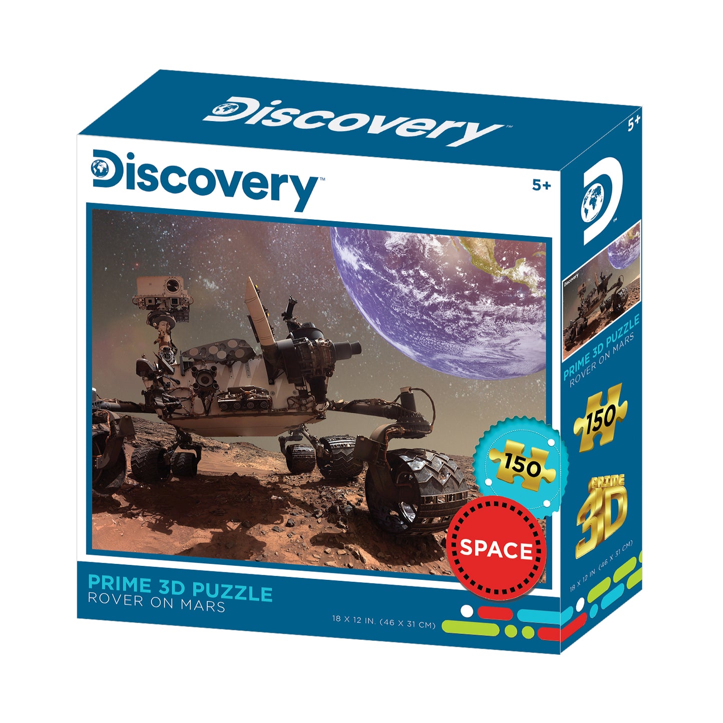 Discovery Mars Rover 150 piece 3D Jigsaw Puzzle - Chester Model Centre