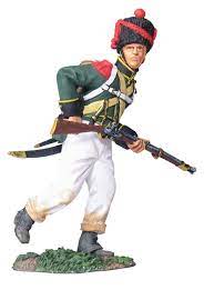 17965 - Nassau 2nd Light Infantry Regiment Carabinier Advancing No.1 - Chester Model Centre
