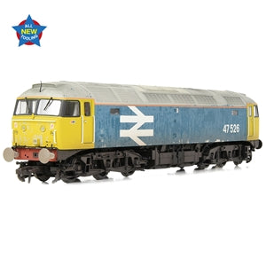Bachmann 35-421 Class 47/4 47526 BR Blue (Large Logo) - Weathered - Chester Model Centre