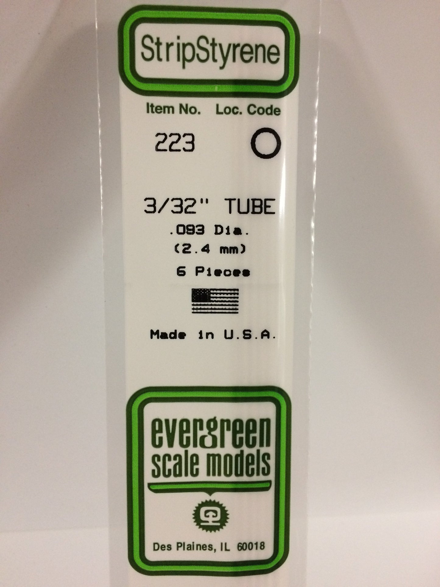 2.4mm Tube - Chester Model Centre