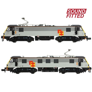 Graham Farish N Gauge 371-781SF Class 90/0 90037 BR Railfreight Distribution Sector  - DCC SOUND - Chester Model Centre