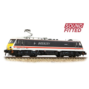 Graham Farish N Gauge 371-780SF Class 90/0 90005 'Financial Times' BR InterCity (Swallow)  - DCC SOUND - Chester Model Centre