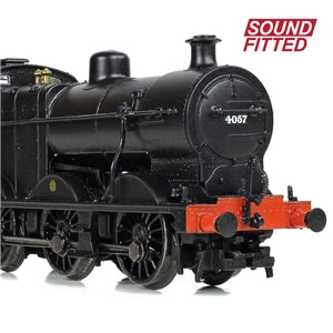 Graham Farish N Gauge 372-063SF - MR 3835 4F with Fowler Tender 4057 LMS Black (MR numerals) - DCC Sound - Chester Model Centre