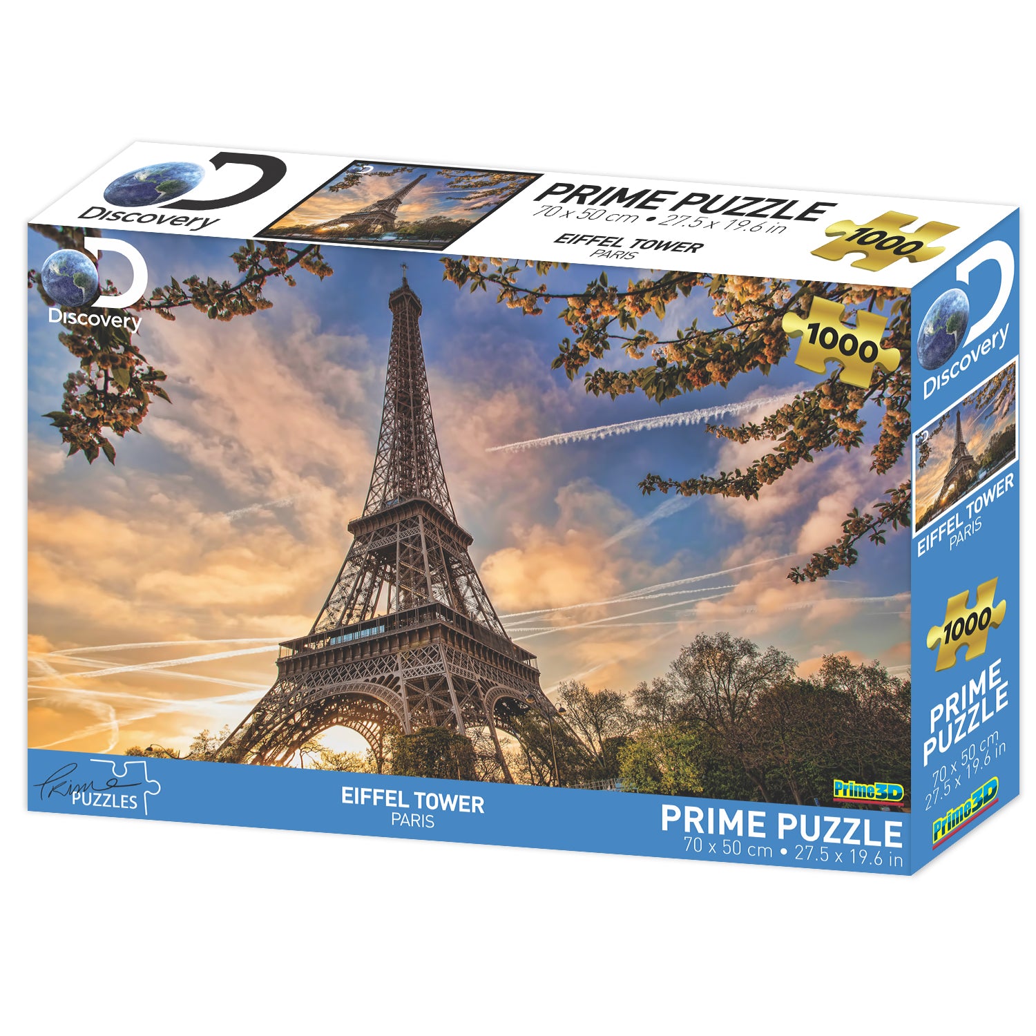 Discovery Eiffel Tower 1000 piece 3D Jigsaw Puzzle - Chester Model Centre