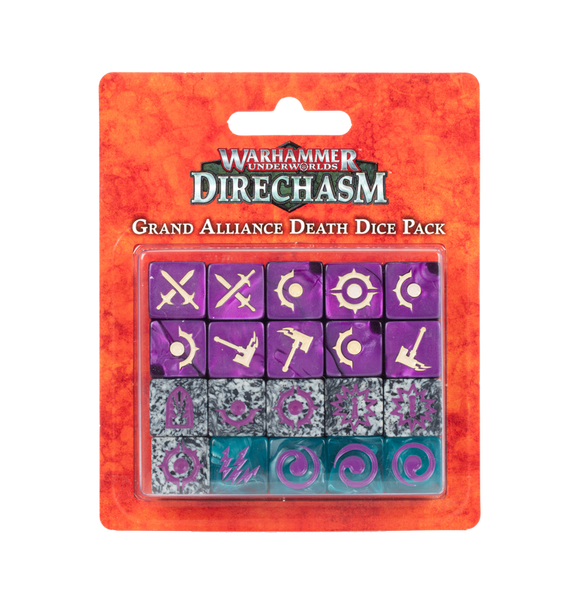 Warhammer Underworlds Direchasm Grand Alliance Death Dice Pack - Chester Model Centre