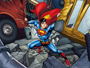 Superman Strength 500 piece 3D Jigsaw Puzzle - Chester Model Centre