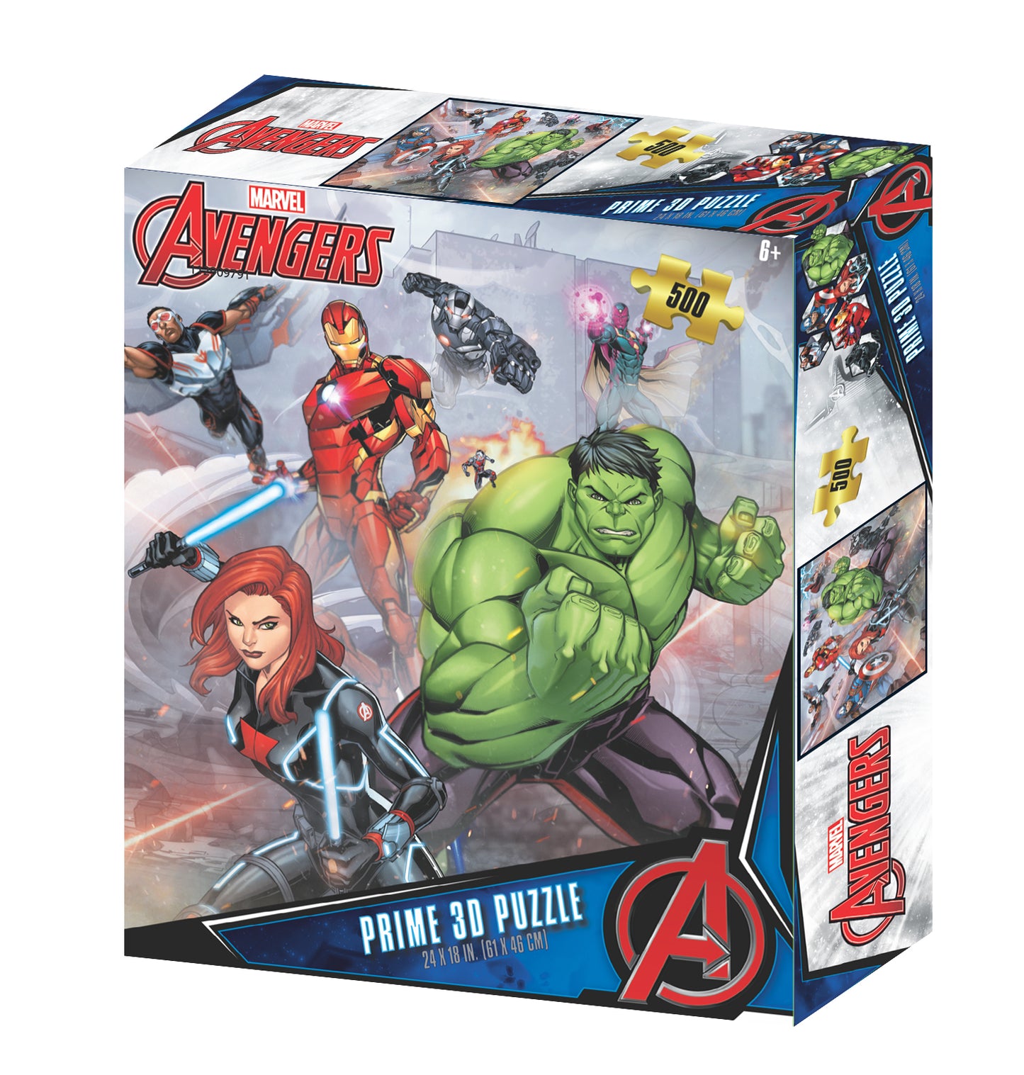 Marvel Avengers Assemble 3D 500 piece Jigsaw Puzzle - Chester Model Centre