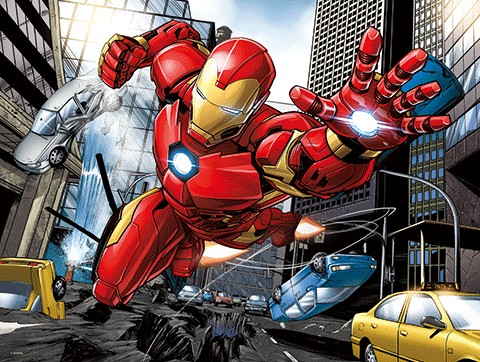 Marvel Avengers Iron Man 3D 500 piece Jigsaw Puzzle - Chester Model Centre