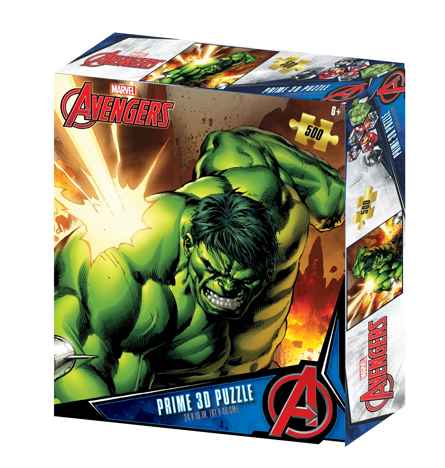 Marvel Avengers Hulk 3D 500 piece Jigsaw Puzzle - Chester Model Centre