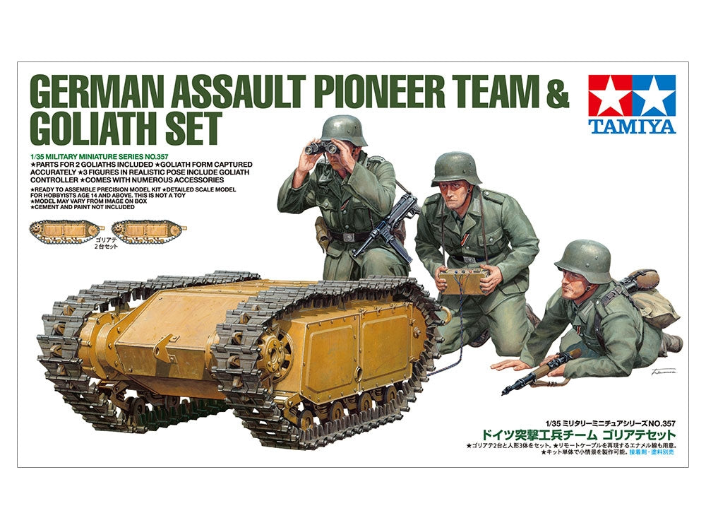 German Assault Pioneer Team & Goliath Set - Chester Model Centre