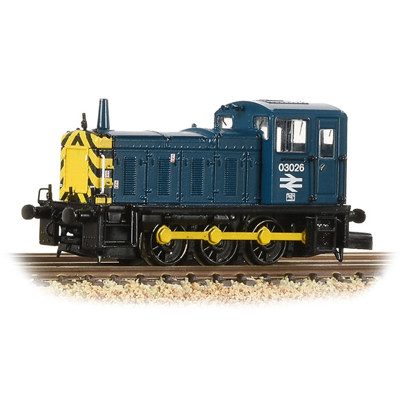 Graham Farish N Gauge 371-062A Class 03 03026 BR Blue - Chester Model Centre