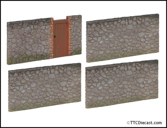 Urban Stone Walling x4 - Chester Model Centre