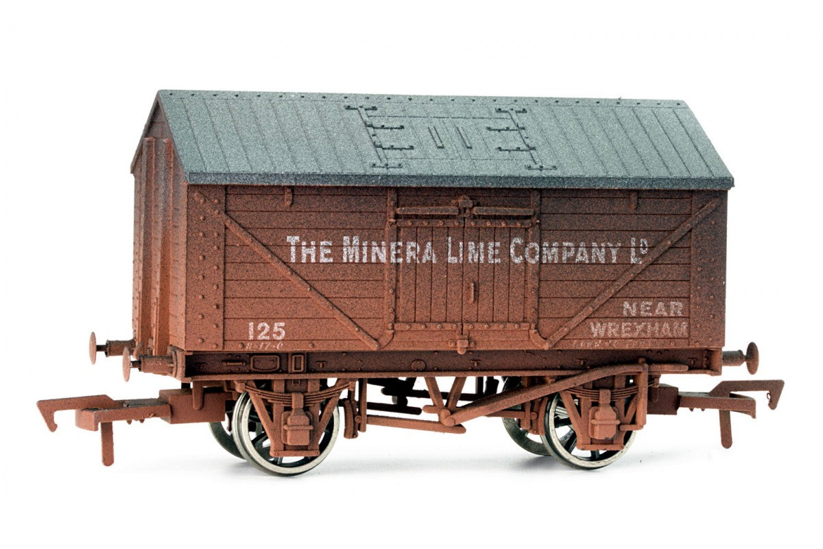 Dapol OO Gauge Minera Lime No.125 Lime Wagon Weathered - Chester Model Centre