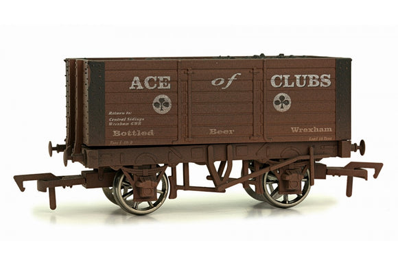 Dapol OO GAUGE 7 PLANK WAGON ACE OF CLUBS 9' WHEELBASE - Chester Model Centre