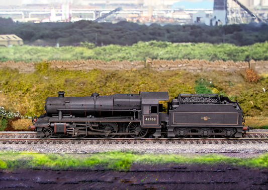 Bachmann 31-692 Stanier Mogul 42968 BR Lined Black - Pro Weathered - Chester Model Centre