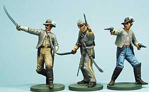 ART. 6030 Confederate Cavalry "North Virginia Army" 1863 - 3 Figure Boxed Set - Chester Model Centre