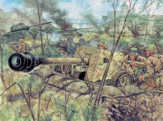 Pak 40 AT Gun with Crew - Chester Model Centre
