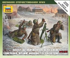 Soviet 82-Mm Mortar W/Crew (Winter Unif.) - Chester Model Centre