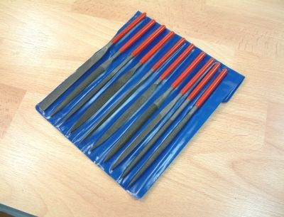 10pc WARDING FILE SET 180 X 5MM - Chester Model Centre