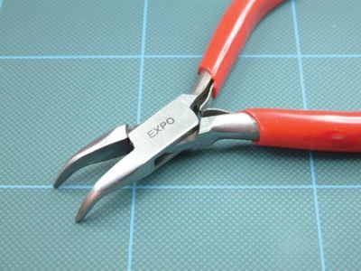 Curved Nose Pliers with Plain Jaws - Chester Model Centre