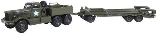 Oxford Diecast Diamond T Tank Transporter and Trailer US Army - Chester Model Centre