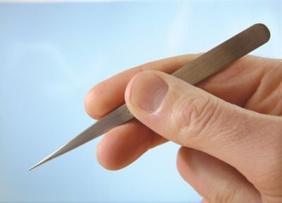 STAINLESS TWEEZER NO 3 POINTED - Chester Model Centre
