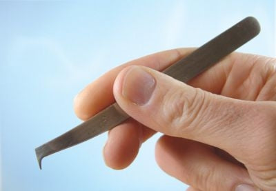 STAINLESS TWEEZER NO 6 - Chester Model Centre