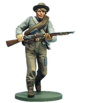 ART. 8027 Confederate Infantry 21st Regt. "Mississipi" 1863 - Boxed - Chester Model Centre
