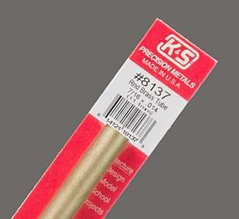 Round Brass Tube 7/16 x .014 - Chester Model Centre